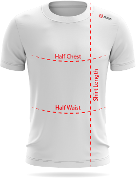 Size Chart T-Shirt